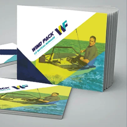 Création catalogue commerciale Wind Pack Co-Lor graphiste freelance