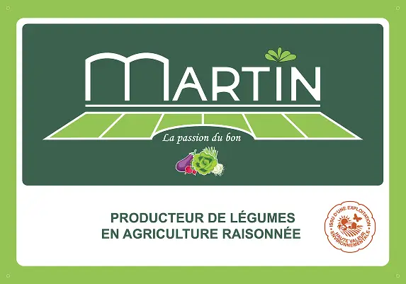 panneau promotionnel de la SCEA Martin créee par Co-lor graphiste freelance